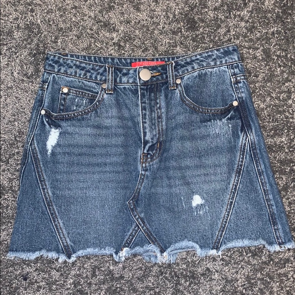 Denim Jean Skirt